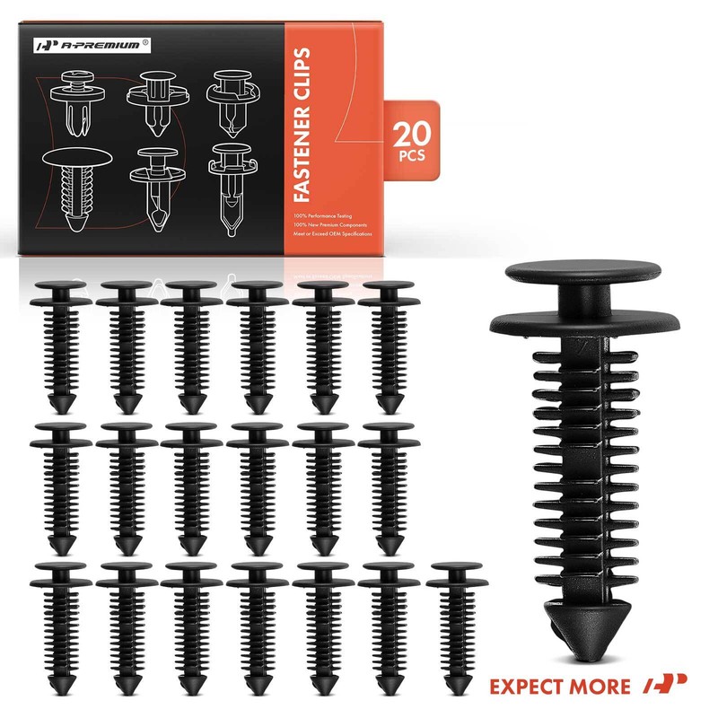A-Premium 20Pcs 11/32 in. Nylon Seat Back Panel Retainer for Ford Double Head gallery