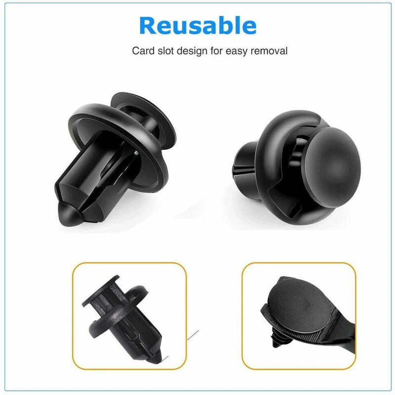 100PCS For Honda Del Sol Bumper Clips Retainer Car Rivets Fastener Fender Push gallery