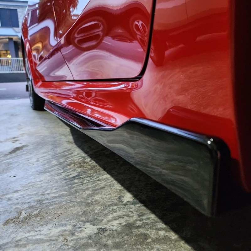 For Nissan Maxima 46" Side Skirt Extension Rocker Panel Splitter Gloss Black gallery