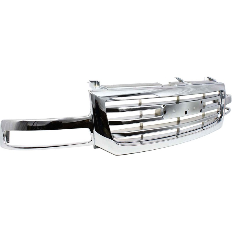 Grille For 2003-2007 GMC Sierra 1500 2003 Sierra 1500 HD Chrome Plastic gallery