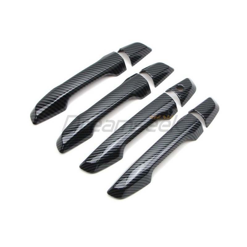 Door Handle Cover For Honda CRV CR-V 2017-2022 Carbon Fiber Style Trim Moulding gallery