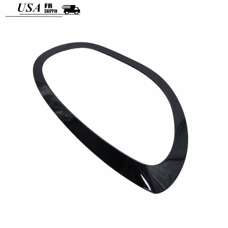 For Mini Cooper Countryman 2017-24 Black Headlight Bezels Passenger Right Hand gallery
