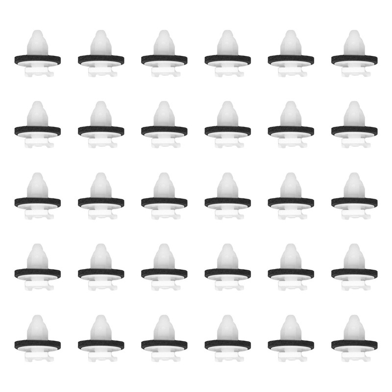 30PCS Moulding Clips with Sealer For GM 11611375 Cadillac Chevrolet & GMC USA gallery