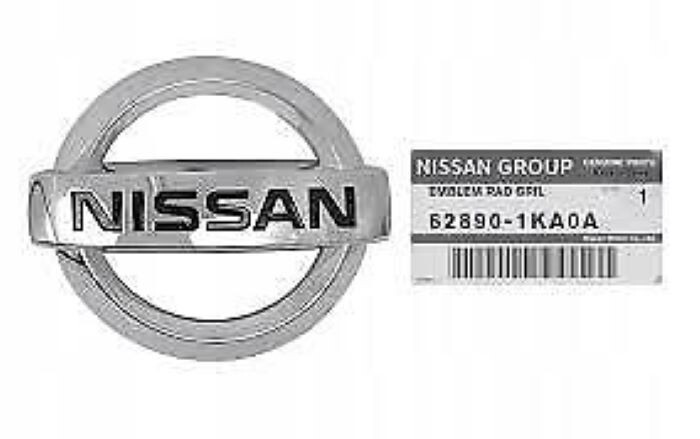 Nissan Genuine Front Grille Emblem Versa 2013-2016 Sentra 2010-2016 Juke
