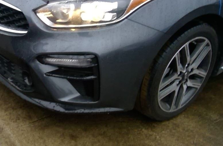 2019-21 Kia Forte Sedan Front Bumper Satin Chrome Upper Grille Cover Fascia GRAY gallery