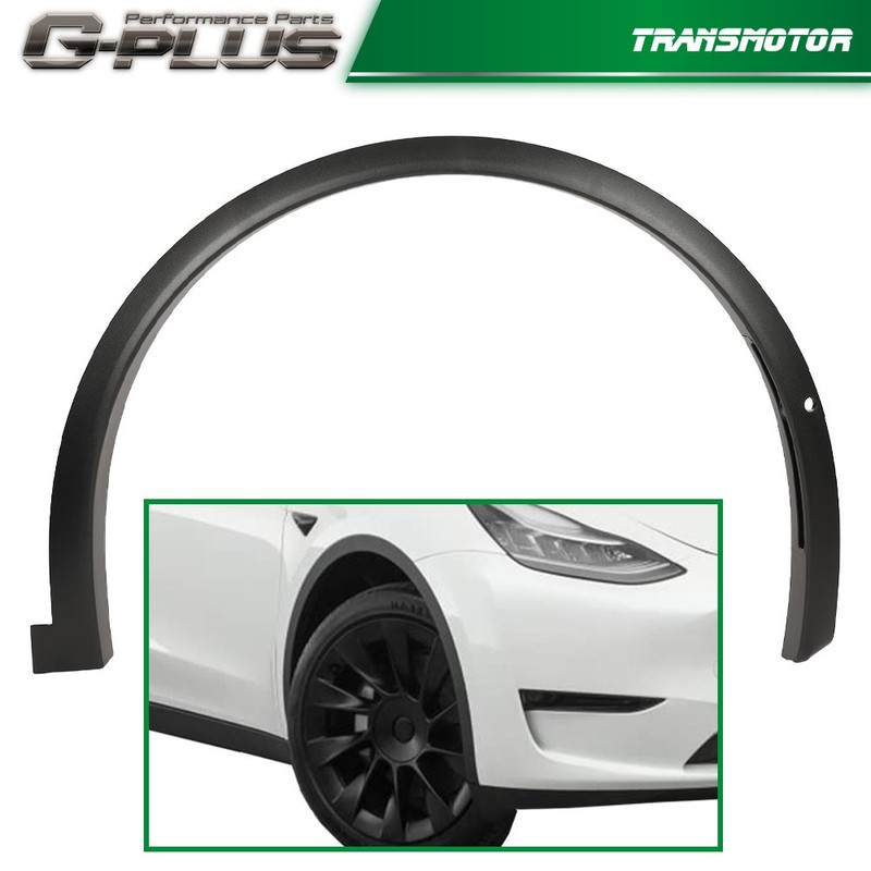 Fit For 2016-2021 Tesla Model X New Front Right Fender Wheel Flare Molding Black gallery