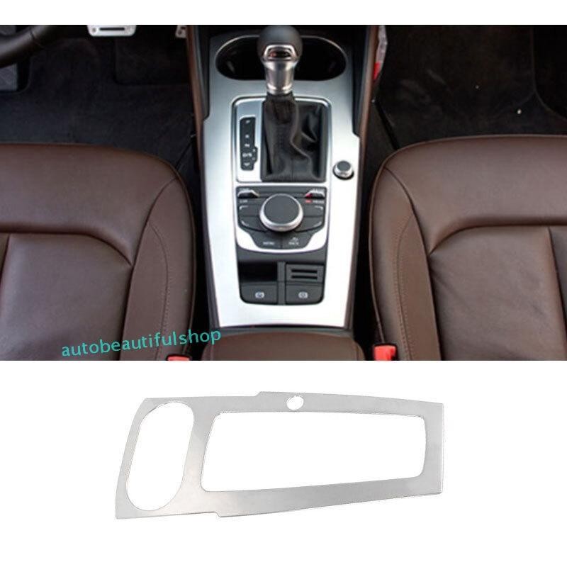 For Audi A3 S3 14-2020 Silver Titanium Central Console Gear Shift Panel Trim