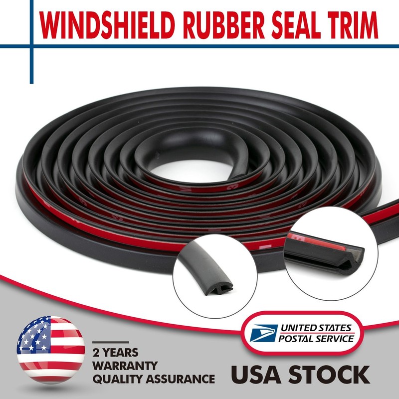 10ft Car Seal Edge Trim Lock Rubber Auto Window Molding Strip Edge Protector