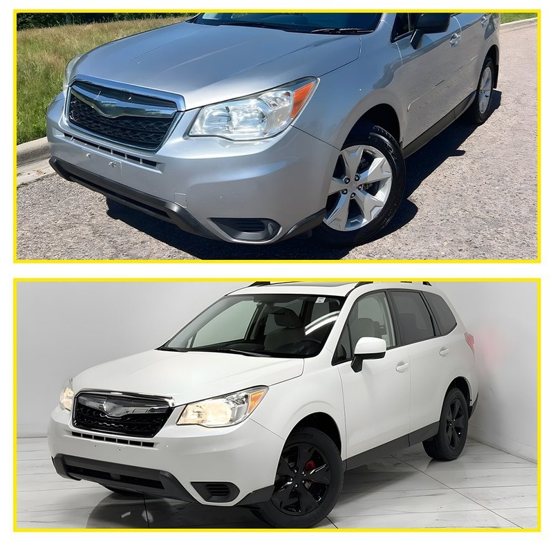Fog Light Cover For 2014-2016 Subaru Forester Front Right Side RH Textured Black gallery