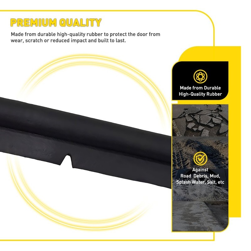 Back Engine Hood Cover Seal Molding Strip For 2007-2013 Toyota Corolla Rubber gallery