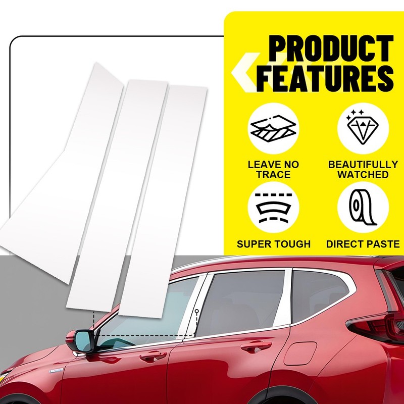 Car Window Door Pillar Posts Trim Cover Accessories Fit For Honda CRV 2017-2022 gallery