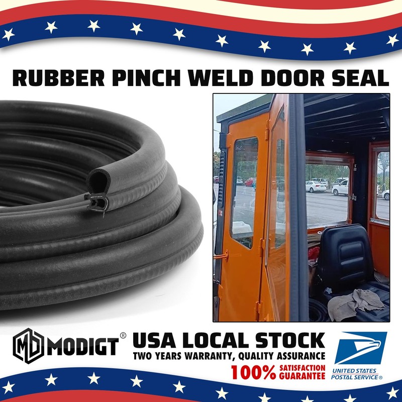 20ft Auto Rubber Seal Weather Strip Door Window Lock Trunk Hood Edge Trim