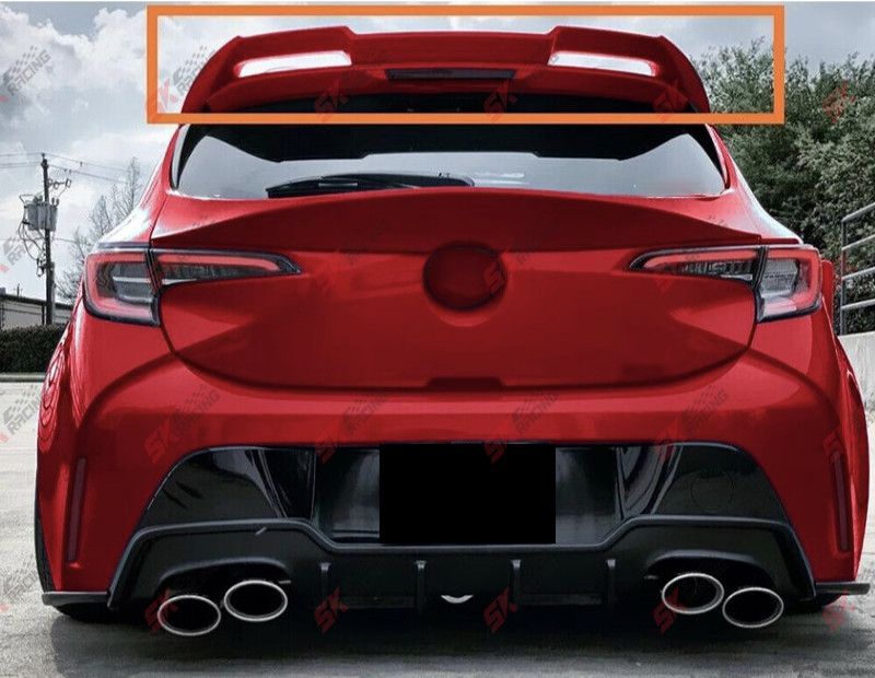 Rear Spoiler Roof Wing Fits For Toyota Corolla Hatchback 19-25 ABS Glossy Black gallery
