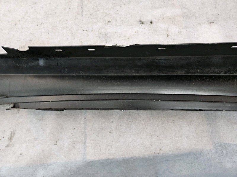 08-13 BMW E82 128 135 Left Side Lower Rocker Skirt Panel Cover Trim Black OEM gallery