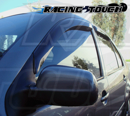 JDM Window Visor Deflector Out-Channel Smoke Tinted 2pc For Chevrolet S-10 95-07