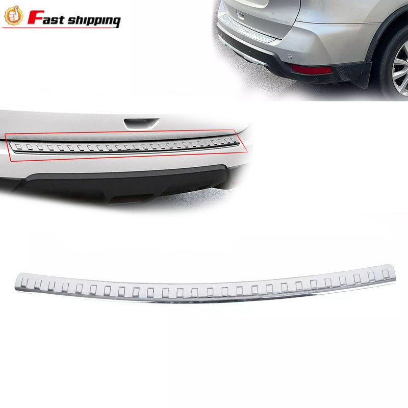 Fit 2014-2020 Nissan Rogue Chrome New Rear Bumper Protector Cover Scratch Exact