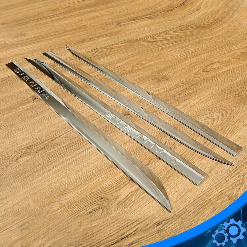 outside door body side ABS molding chrome trim 4PCS For Toyota SIENNA 2011-2020