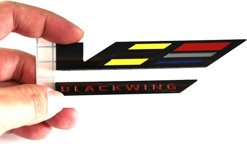 one pc car emblem badge logo for 2020-2025 ct4 ct5 v-blackwing