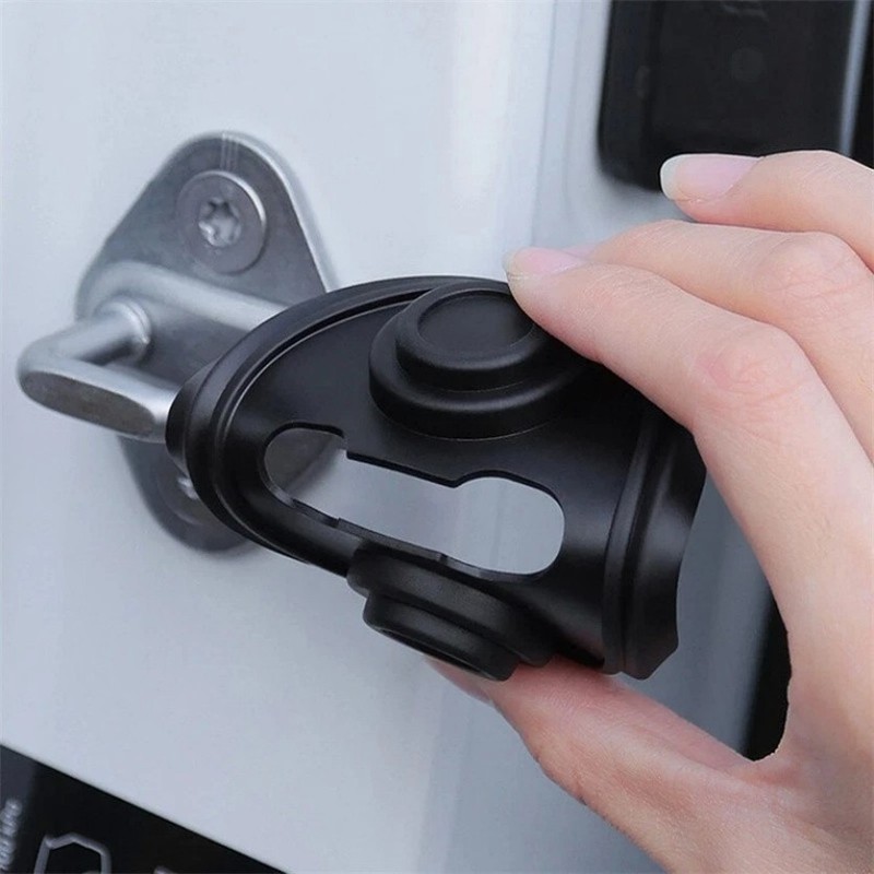 4 Car Door Lock Protective Cover Silicone Shockproof Cushion Trim Accessories*-% gallery