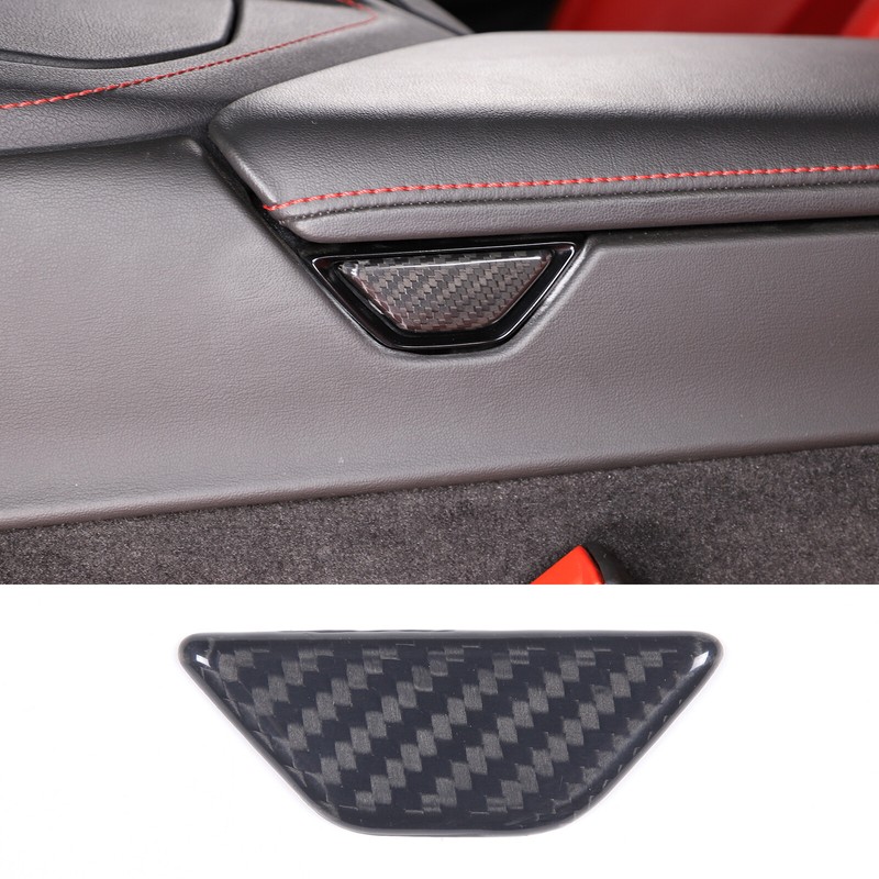 As shown in the figure brand new Real Carbon Fiber Fit For Corvette C8 2020-2025