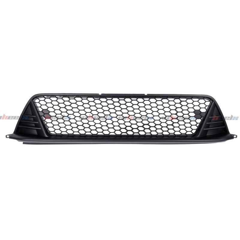 For 22-24 Honda Civic Boost Blue Front Bumper Lip Splitter & Matte Black Grille gallery