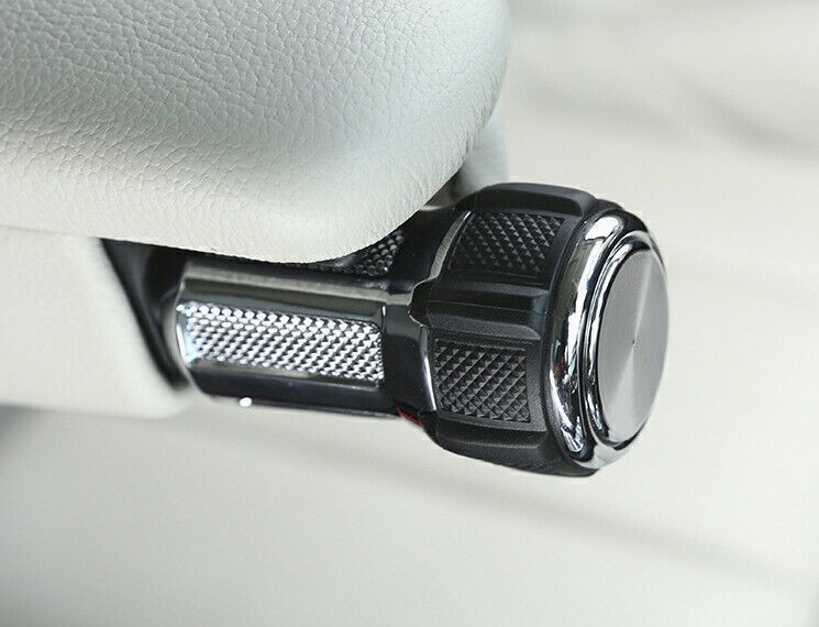 For Range Rover L405 2013-2020 Silver Zinc Alloy Central Seat Armrest Knob 2pcs gallery