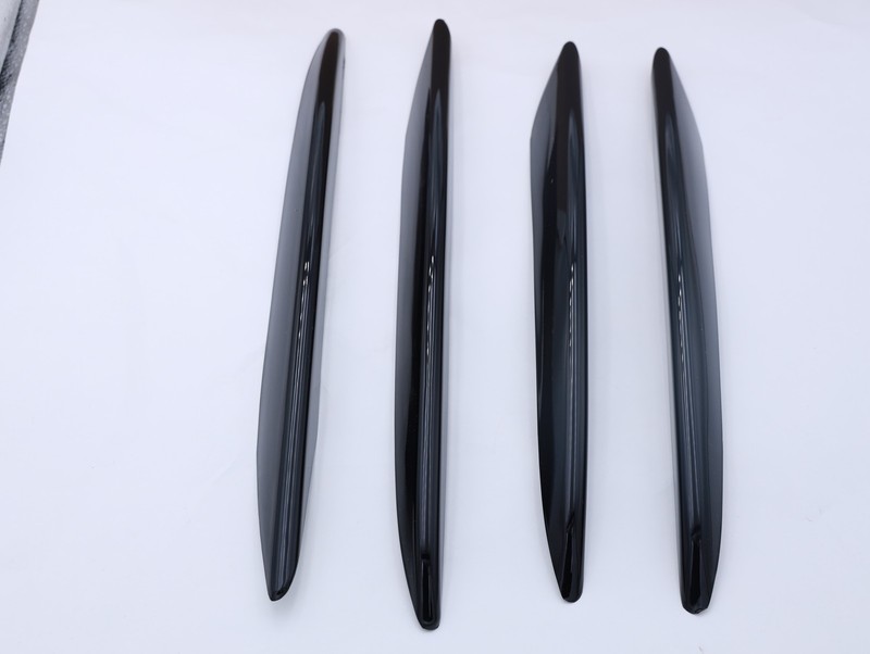 6PCS For Mercedes Benz E200 E250 E300 W213 2016-2020 Black Front Bumper Lip Kit gallery