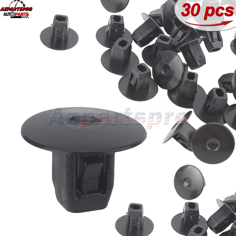 Set of 30: Fender Apron Grommet Retainer Clips For Honda & Acura # 90682-SEA-003