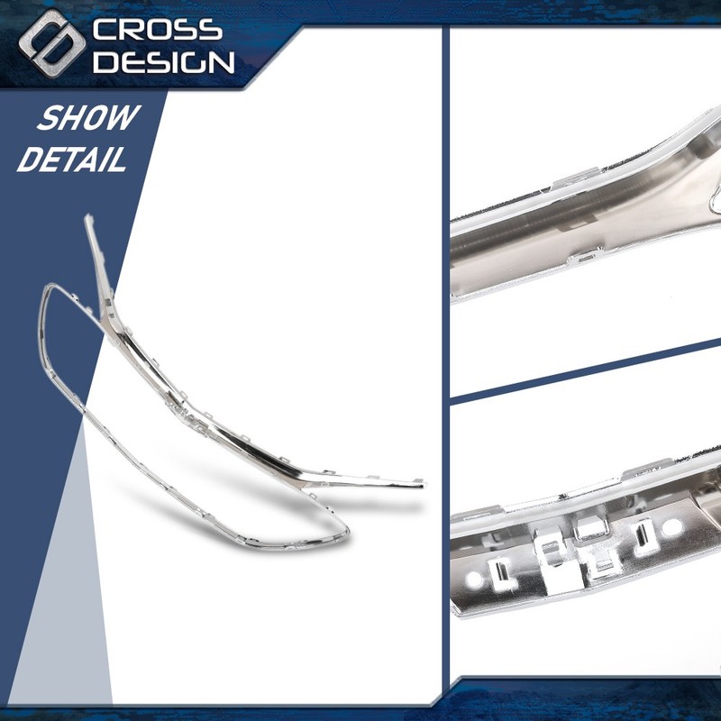 Fit For 19-22 Chevrolet Malibu Chrome Front Grille Trim Middle Frame 84473374 gallery