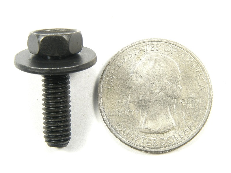 HONDA ACURA Body Bolts- M6-1.0 x 20mm Long- 10mm Hex- 17mm Washer- 20 bolts #171 gallery