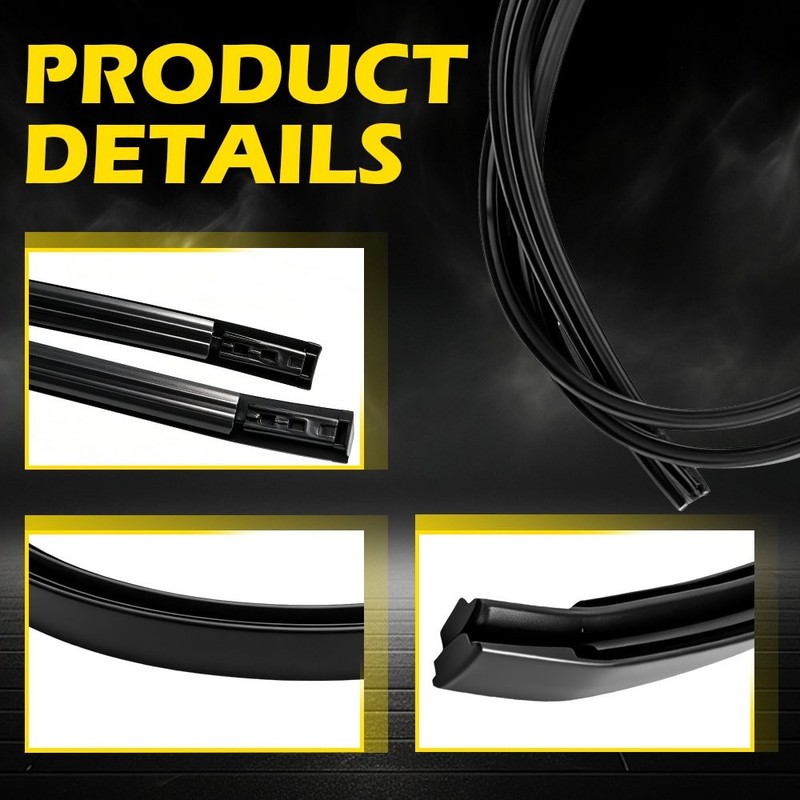 PAIR LEFT & RIGHT ROOF UPPER TOP DRIP MOLDING FIT FOR 2001-2005 LEXUS IS300 3.0L gallery
