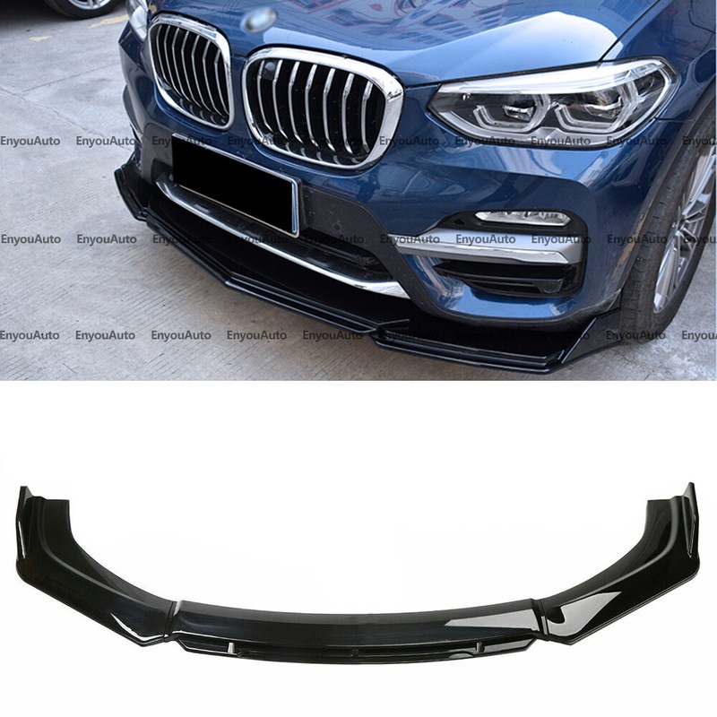 For BMW M3 M4 M5 Z4 Series Front Bumper Lip Spoiler Splitter Glossy Black