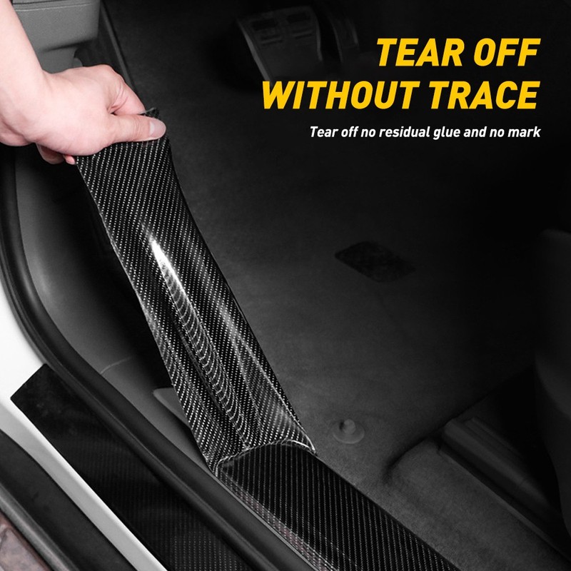 3M*10CM Anti Scratch Scuff Cover Decal Sticker Protector Carbon Fiber Universal gallery