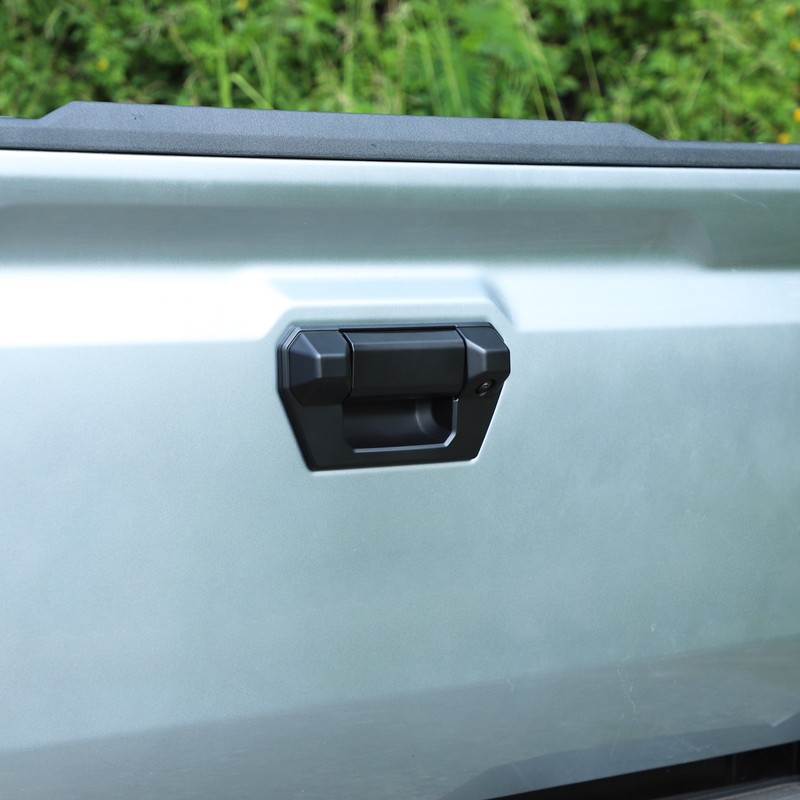 ABS Matte Black Tailgate Door Handle Cover Trim For Toyota Tacoma 2024+ US gallery