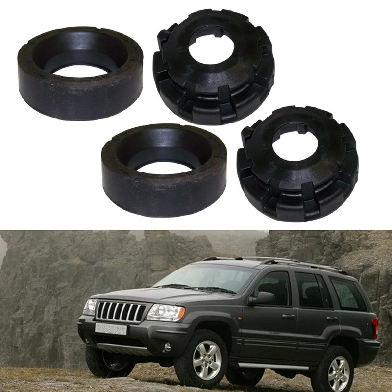 Front Upper Lower Spring Isolator Set for Jeep Grand 1999 2004 Engines gallery