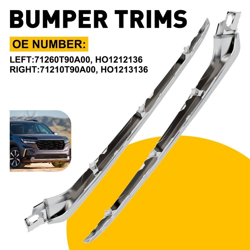Grille Molding Driver Passenger Side For 2023 Honda Pilot HO1212136,HO1213136