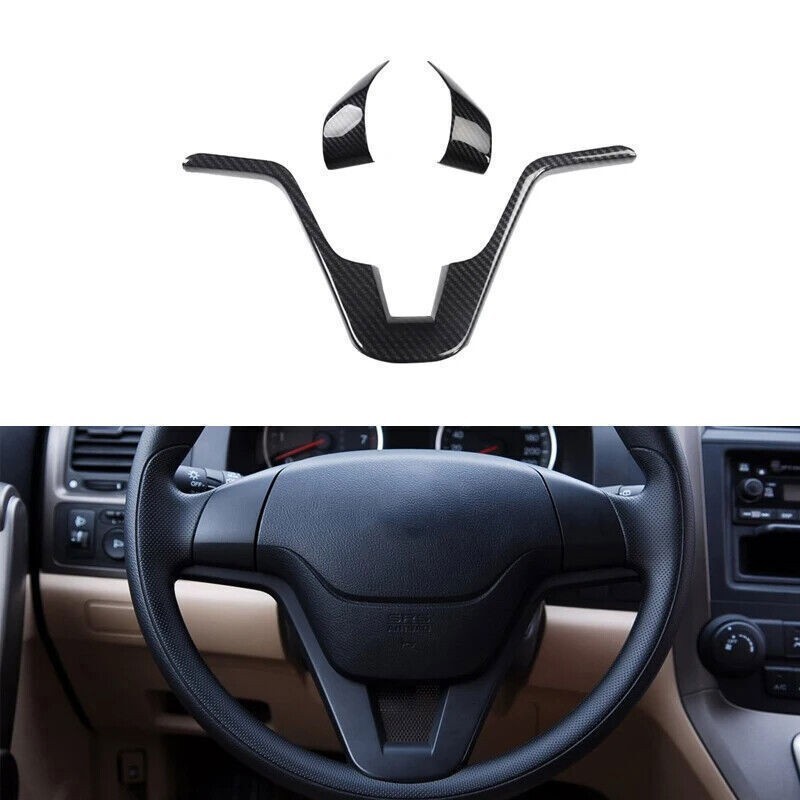 For Honda CRV CR-V 2007-2011 RHD ABS Carbon Fiber Accessories Interior Stickers