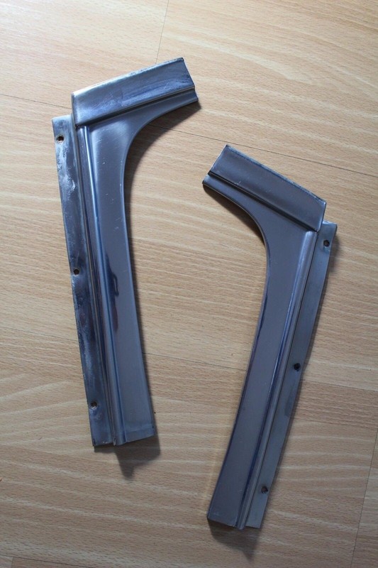 1952 DeSoto Fireflite Chrome Windshield Molding Set OEM Vintage 52 gallery