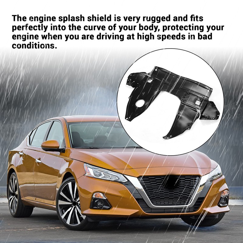 Engine Splash Shield For Nissan 2016-2021 Maxima | 2016-2018 Altima #758909HS0A gallery