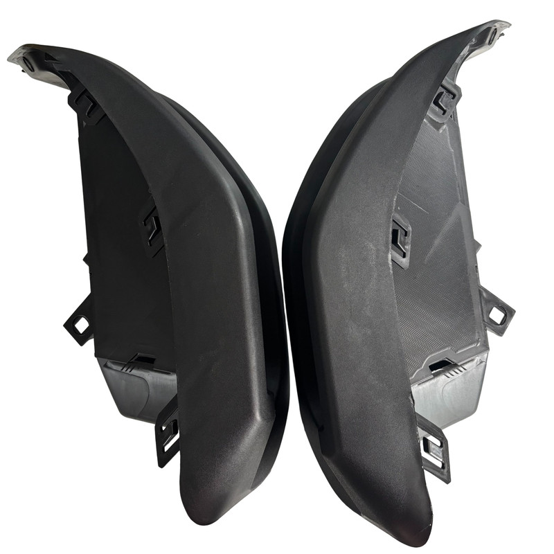For 2019-22 Chevy Silverado 1500 GMC Sierra 1500 Rear L R Primed Bumper Trims gallery