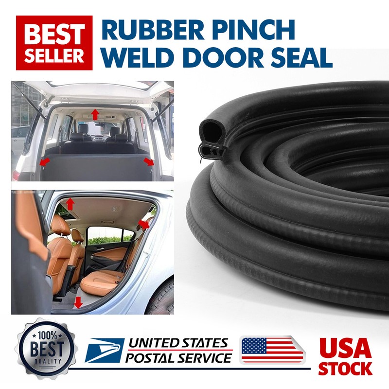 6m Rubber Seal Protector U Shape Weather Stripping Edge Waterproof EPDM Durable