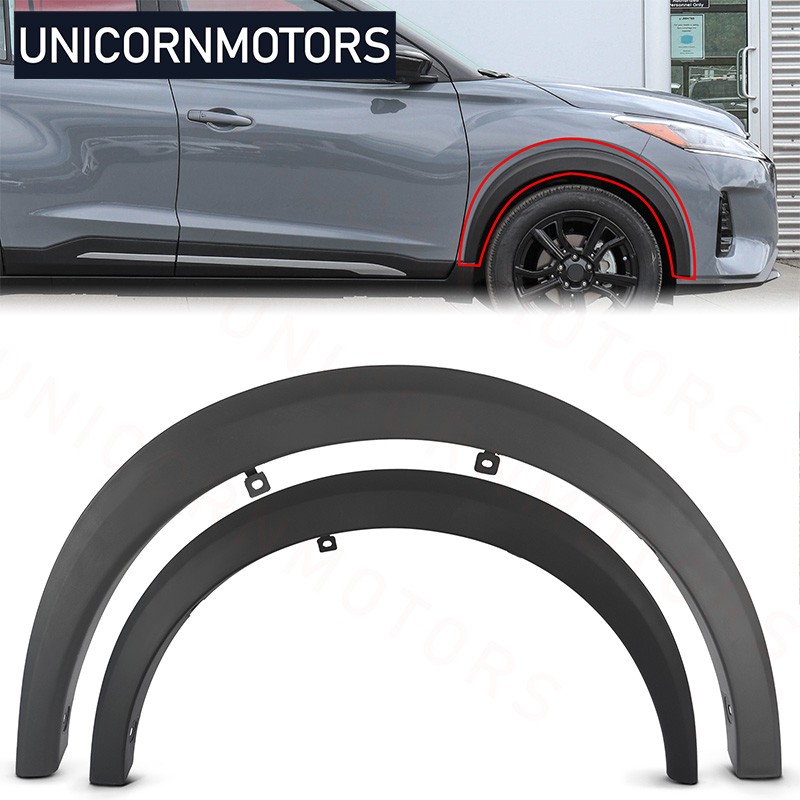 For 2018-2020 Nissan Kicks Pair Front Fender Wheel Flare Molding Trim Right Left