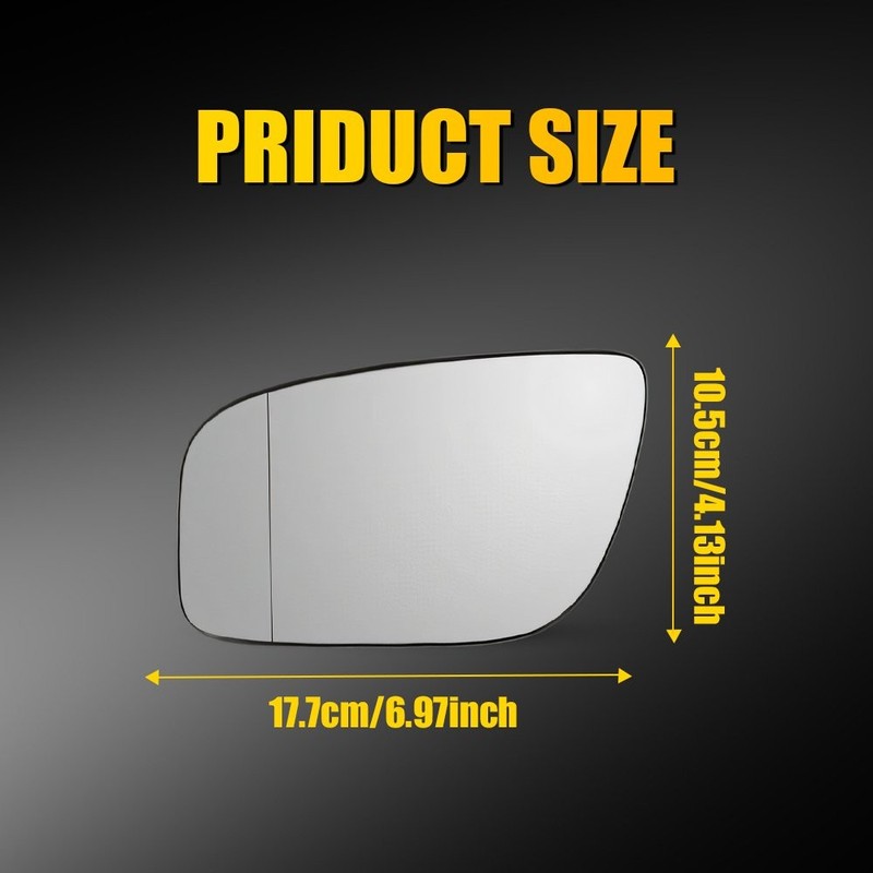 Heated Mirror Glass Fits for 2007 2008 2009 Mercedes-Benz E350 Left&Right NEW US gallery