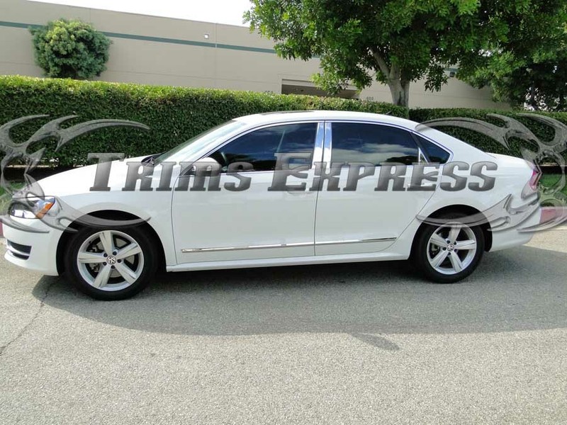 12-2019 Volkswagen Passat Lower Body Side Molding Trim Stainless Accent 1 1/4" gallery