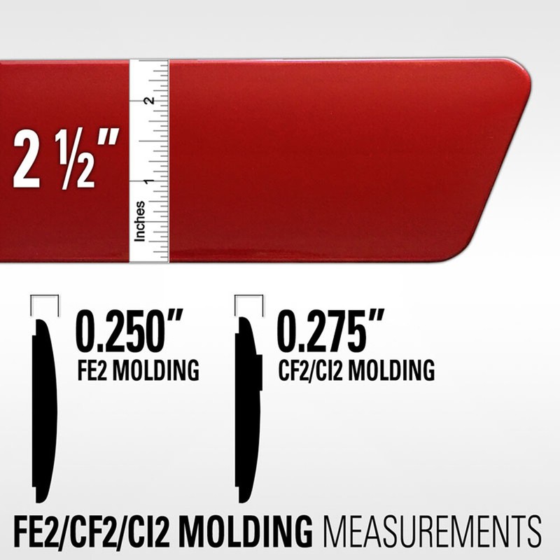 For: Dodge Durango 2011-2025 Painted Moldings w/ Chrome Inserts #CF2-DURANGO11 gallery