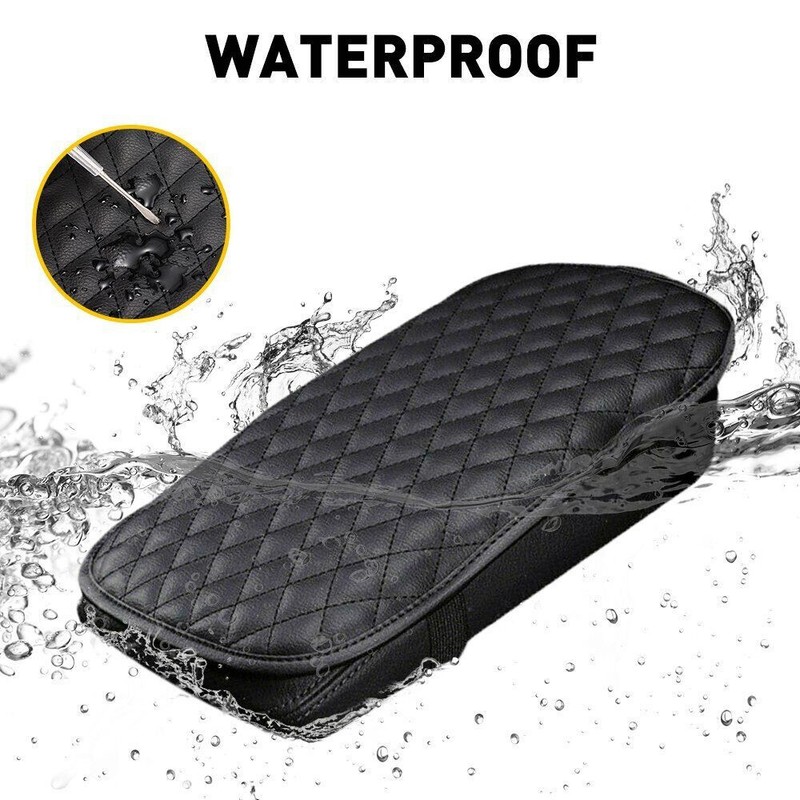Car Armrest Cushion Cover Center Console Box Pad Protector Trims Accessories gallery