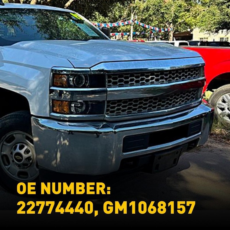 Front License Bracket Plate for 2019 Chevrolet Silverado 3500 2500 HD GM1068157 gallery