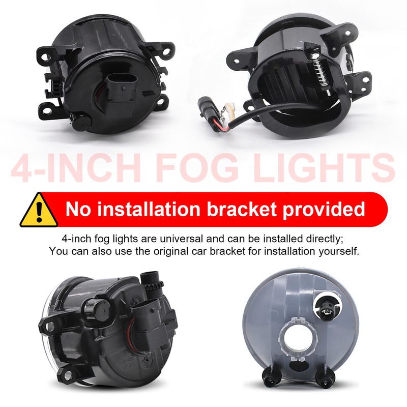 2Pcs Front Fog Lights Lamps Left And Right Side For TOYOTA SIENNA 2011-2020 gallery