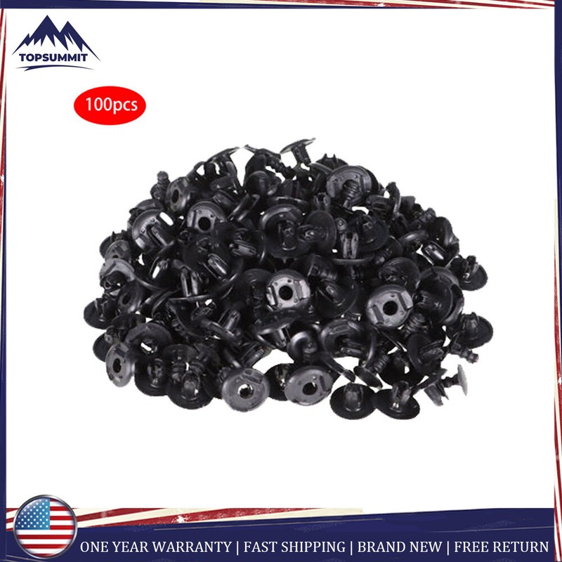 Suitable For 84-12 Nissan&Infiniti NEW Fender Liner Clips Push Retainer 100 Pcs