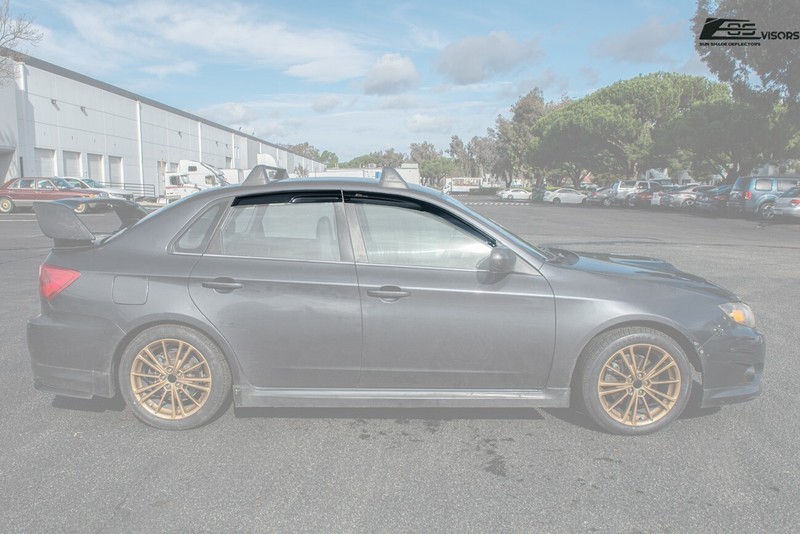 For 08-11 Impreza | 08-14 WRX STi | Mugen Tape-On Side Window Visor Rain Guards